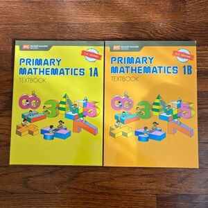 Singapore Math Primary Mathematics 1A and 1B textbooks